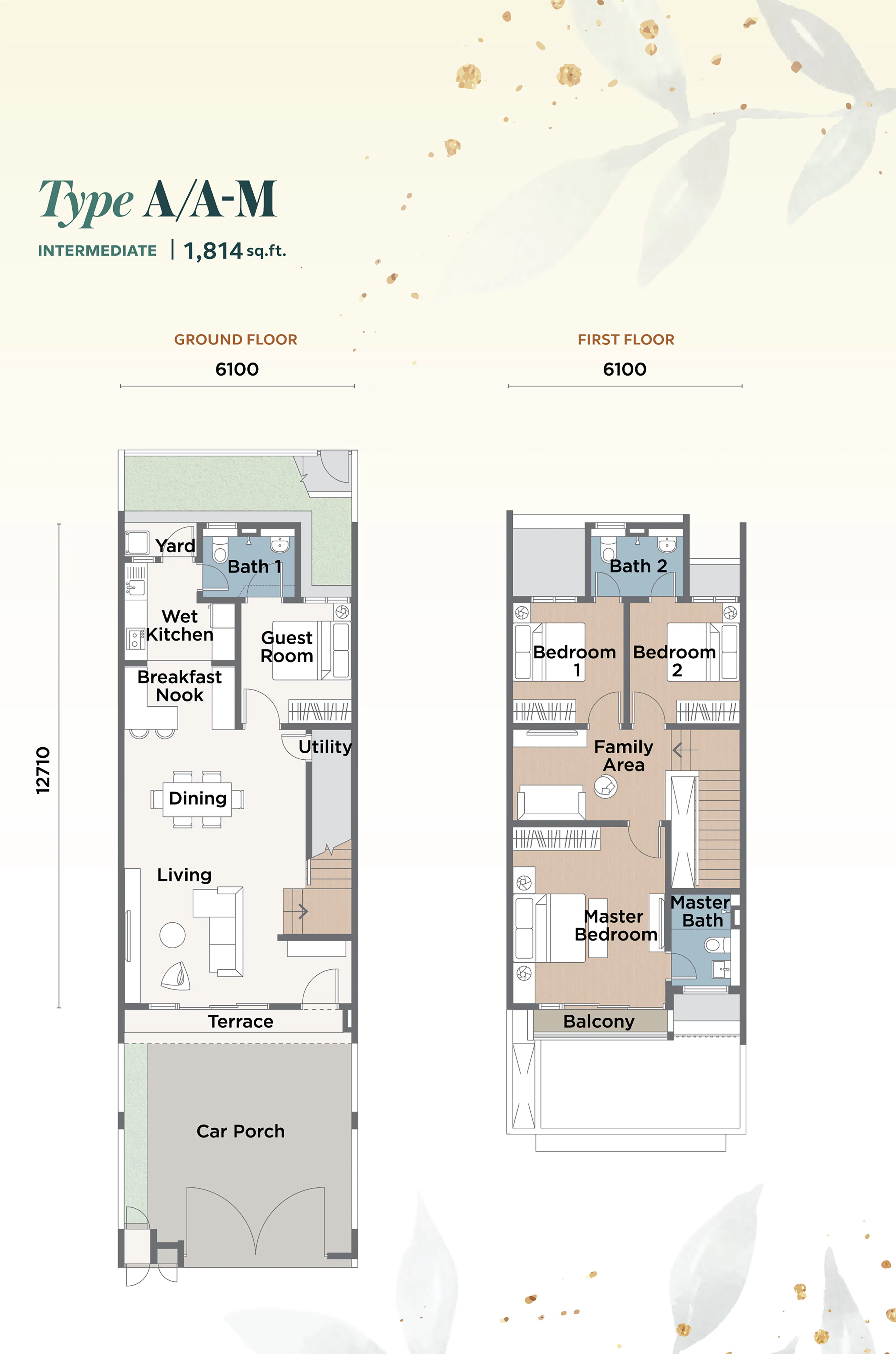 Verna Terrace Homes Floor Plan