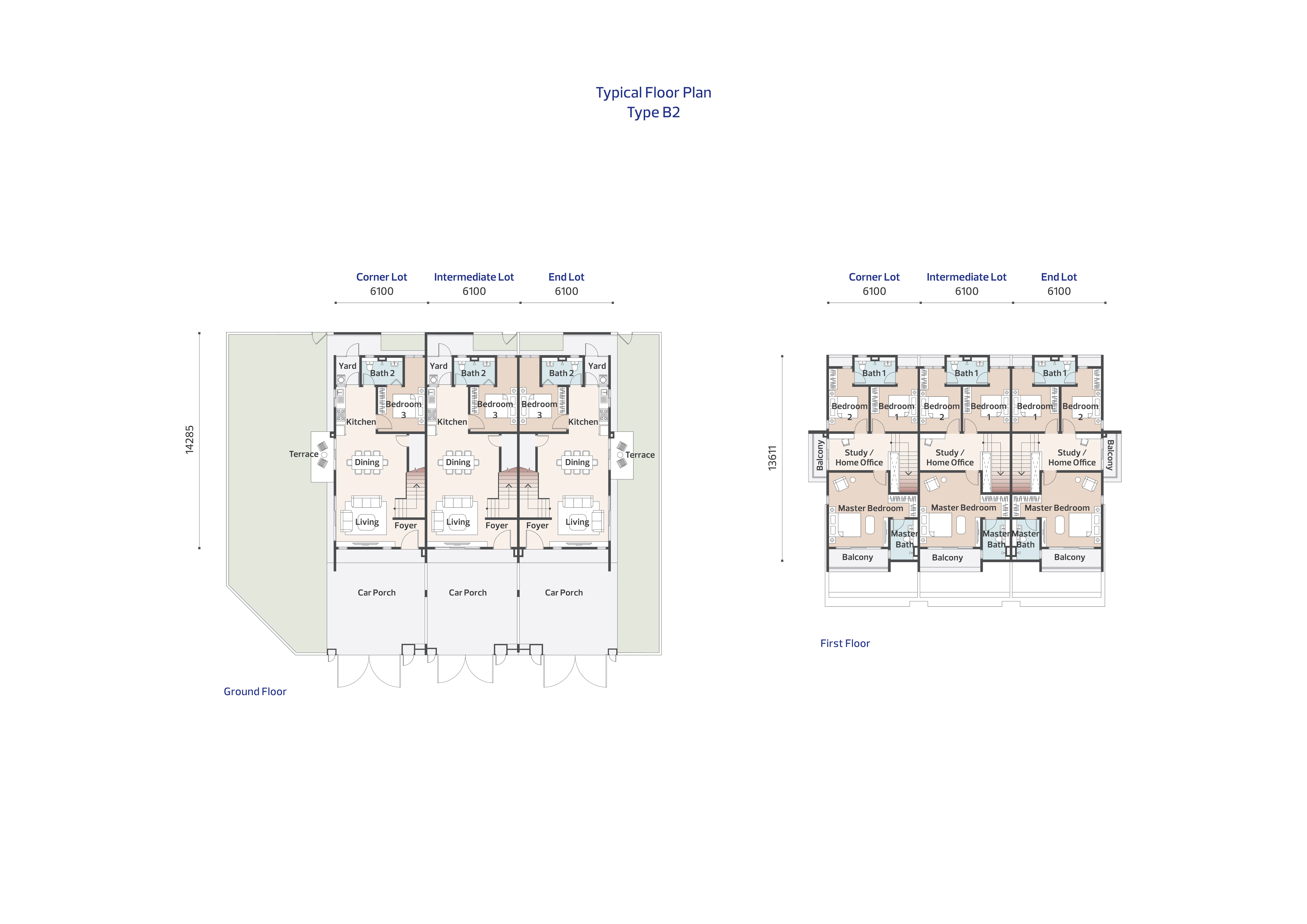 Intrika Type C floor plan in Serene Height, Semenyih, Selangor