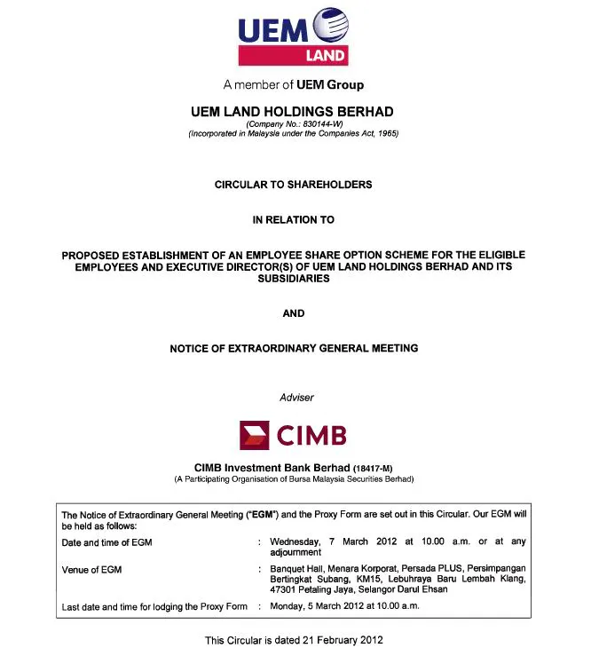 Corporate Reports Publications Download Uem Sunrise