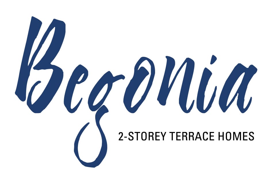 Begonia 2 Storey Terrace Homes Logo