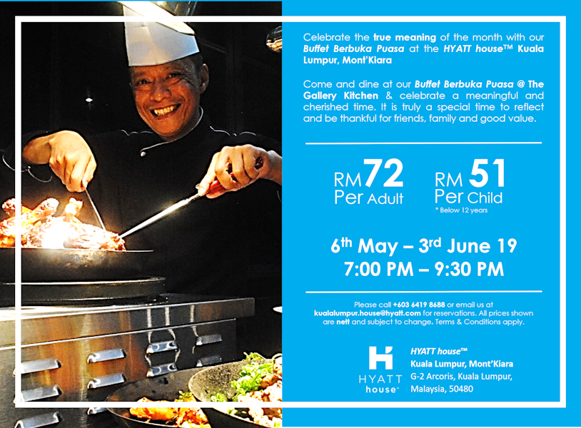 Community Event It S Time To Buka Puasa At Hyatt House